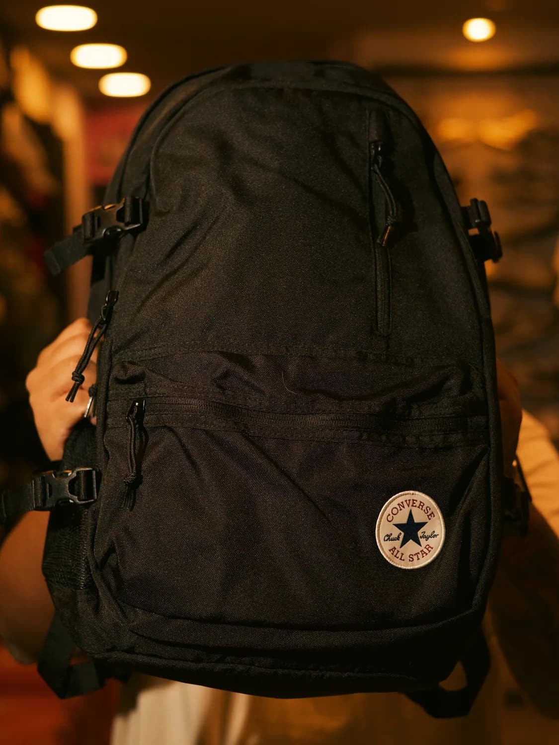 Mochila Converse preta