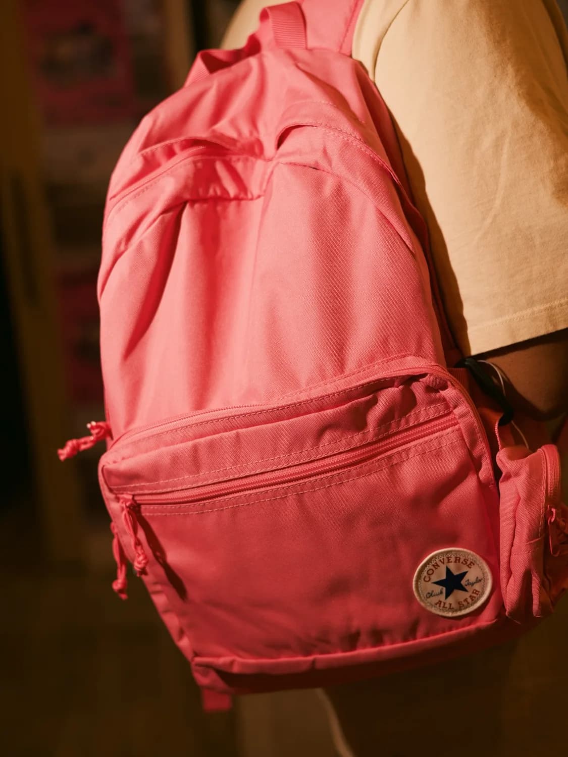 Mochila Converse rosa